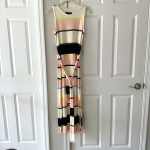 Banana Republic Striped Maxi in Pink and Navy Size Xsmall